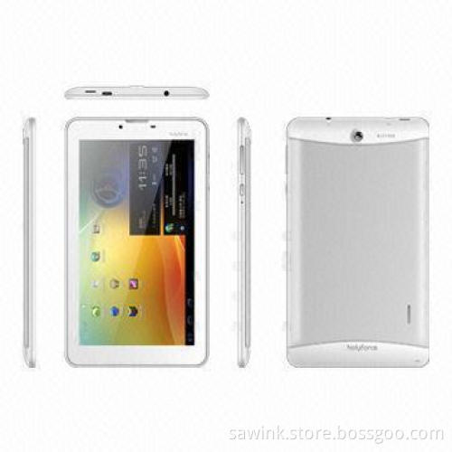 7-inch Android 4.2 Tablet PCs, 2-SIM, 3G + GPS, MTK8312 Cortex A7 1.3GHz, Dual-camera, Bluetooth